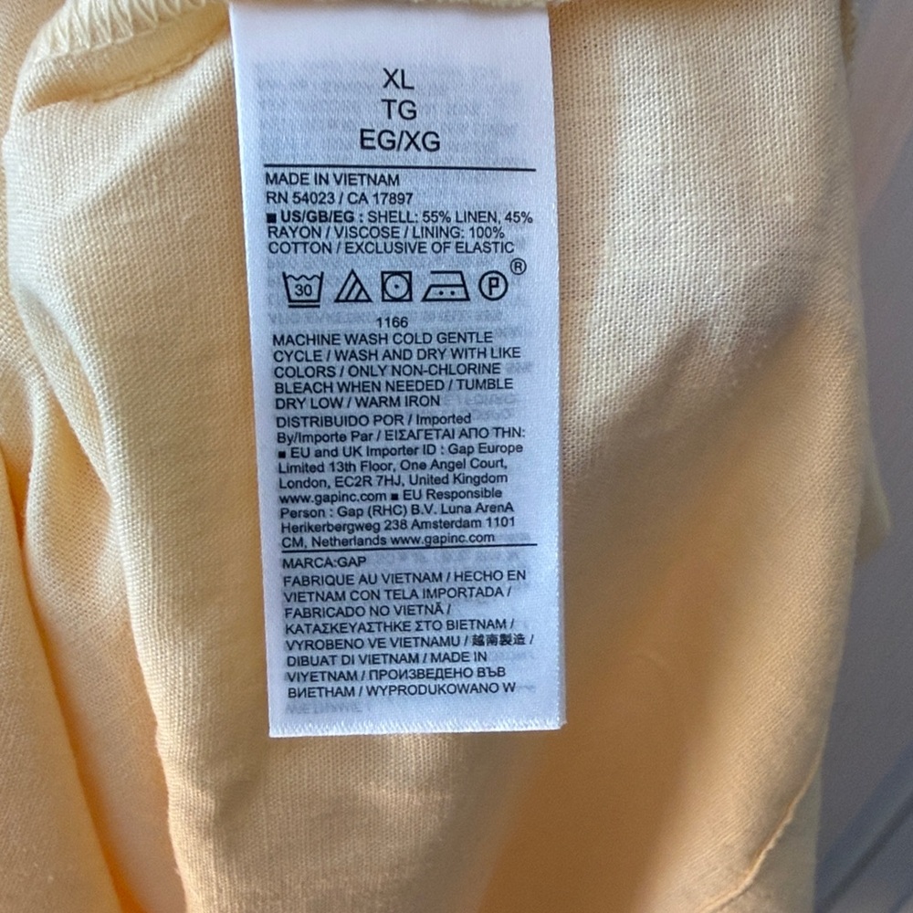 GAP Pale Yellow Spaghetti-Strap Maxi Dress - Picture 4 of 4
